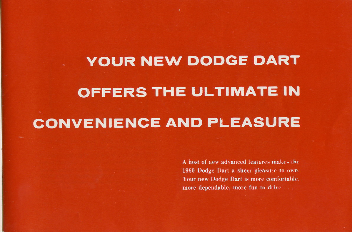 1960 Dodge Dart Owners Manual Page 64